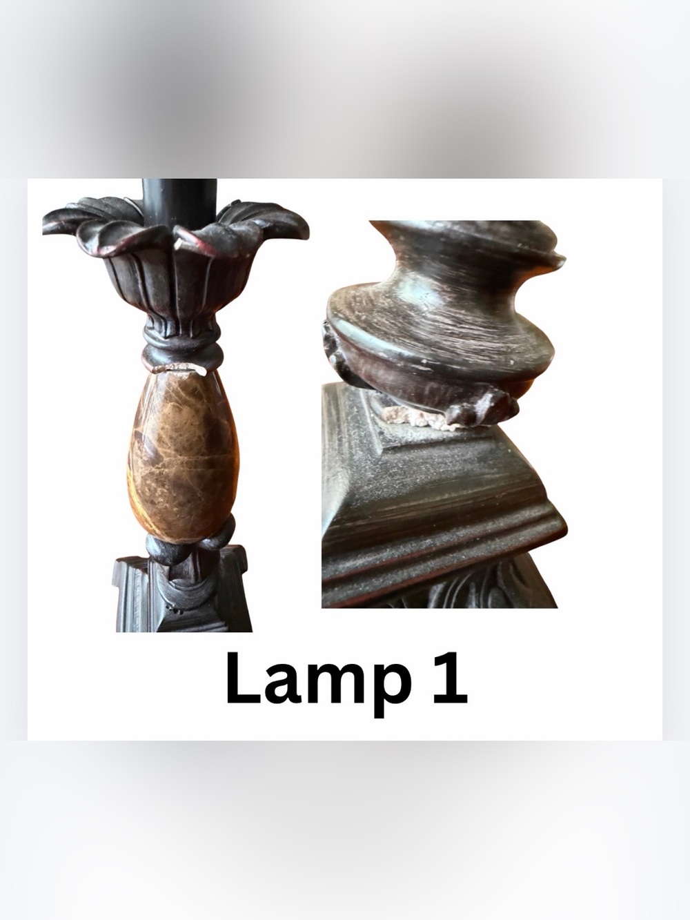 Allen + Roth 20” Lamp Set - Picture 4 of 5